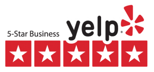 5 Star Rated on Yelp